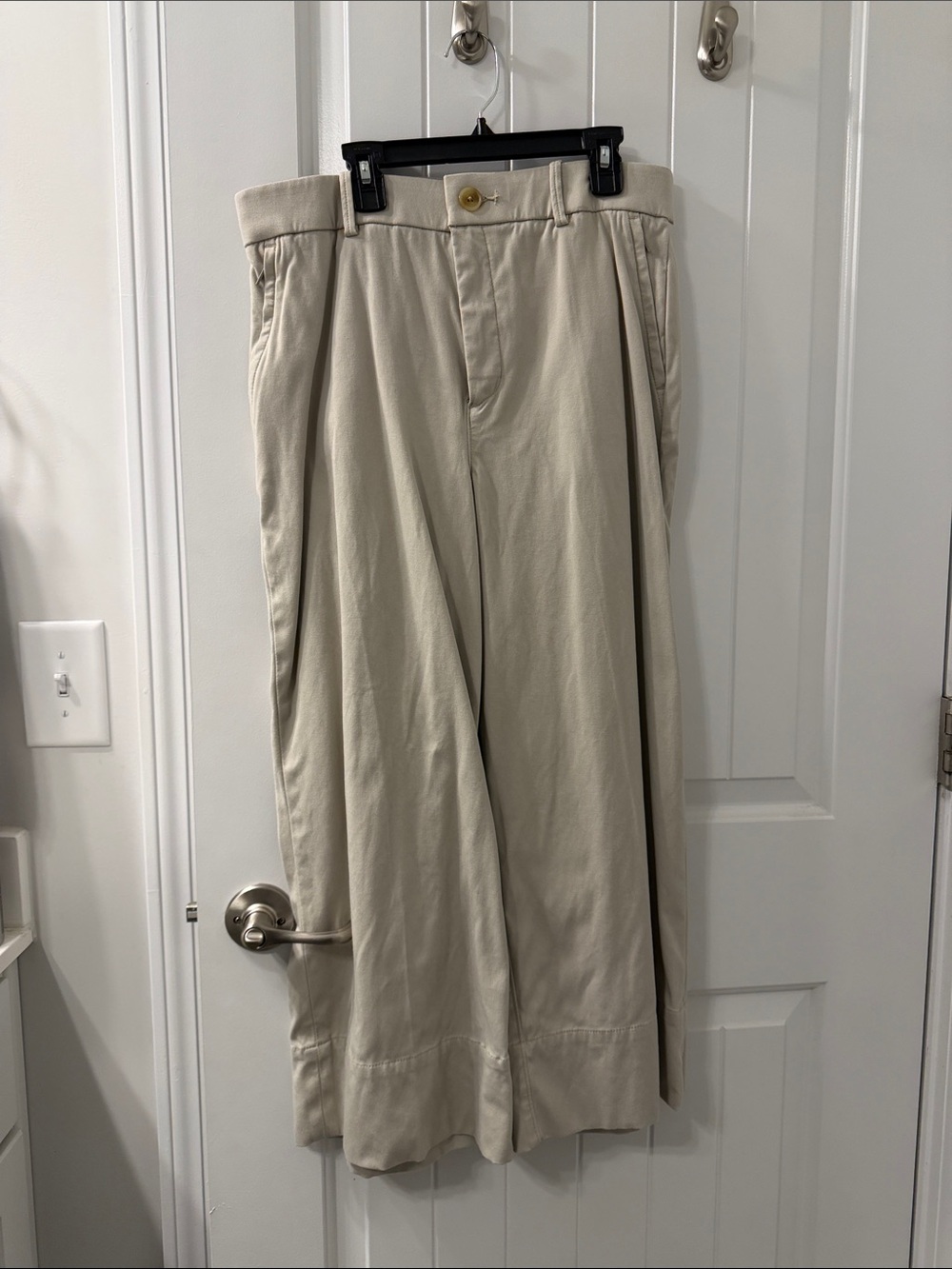 Petite large spanx cropped wide leg pant